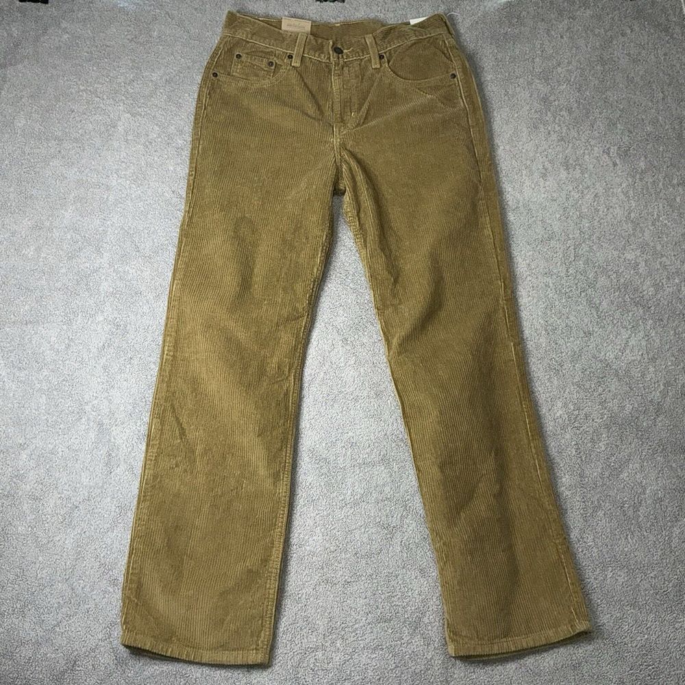 Levis 314 NWT Women 28x30 Shaping Straight Brown Corduroy Stretch Pants Mid Rise